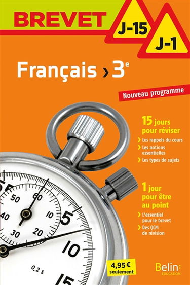 Français 3e : nouveau programme