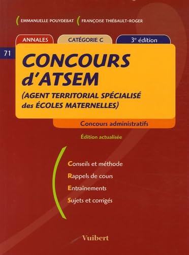 Concours d'ATSEM (Agent Territorial Spécialsé des Ecoles Maternelles): Catégorie C