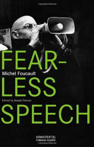 Couverture de Fearless Speech par Michel Foucault