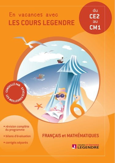 Cahier de vacances, du CE2 au CM1