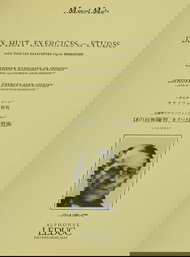 18 EXERCICES OU ETUDES D'APRES BERBIGUIER TOUS SAXOPHONES
