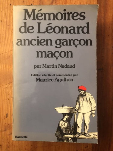 Couverture de Mémoires de Léonard, ancien garçon maçon