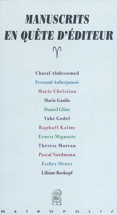 Manuscrits en quête d'éditeur