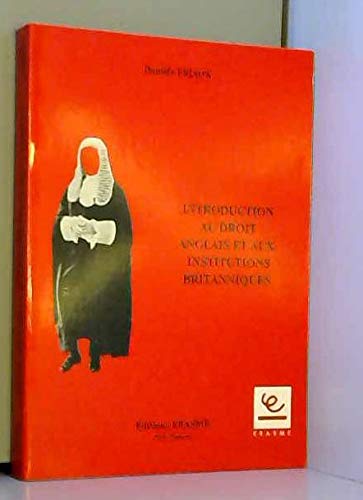 Introduction au droit anglais et aux institutions britanniques