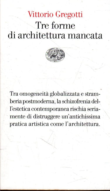 Couverture de Tre forme di architettura mancata