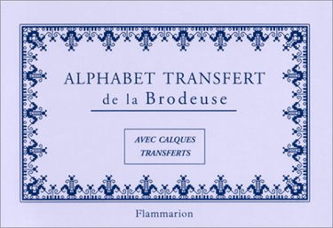 Alphabet transfert de la brodeuse