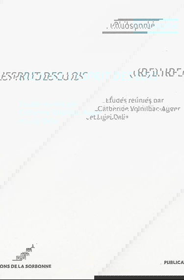 (Re)lire L'esprit des lois