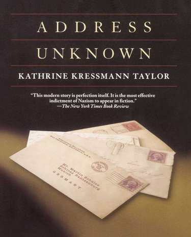 Couverture de Address unknown (en anglais)