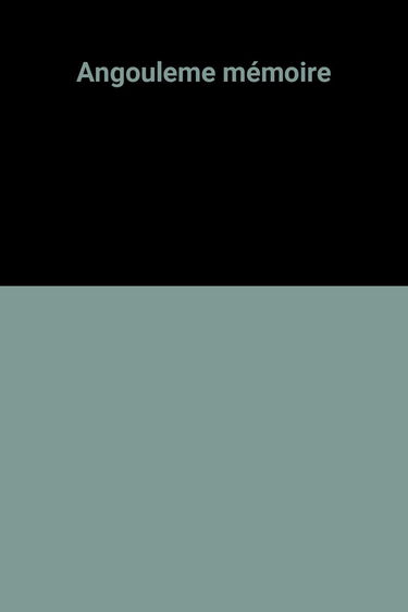 Angouleme mémoire