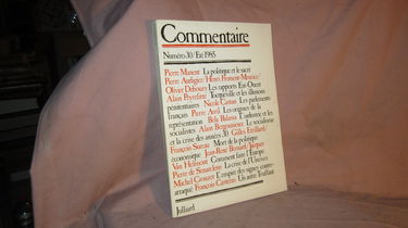 Commentaire n° 30 - Eté 1985