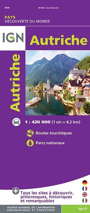 86108 AUTRICHE 1/400.000