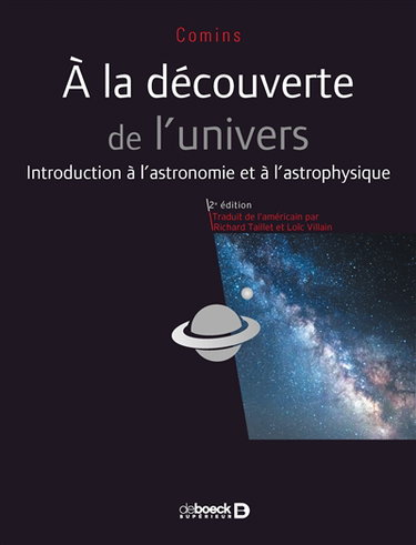 A la découverte de l'Univers : introduction à l'astronomie et à l'astrophysique