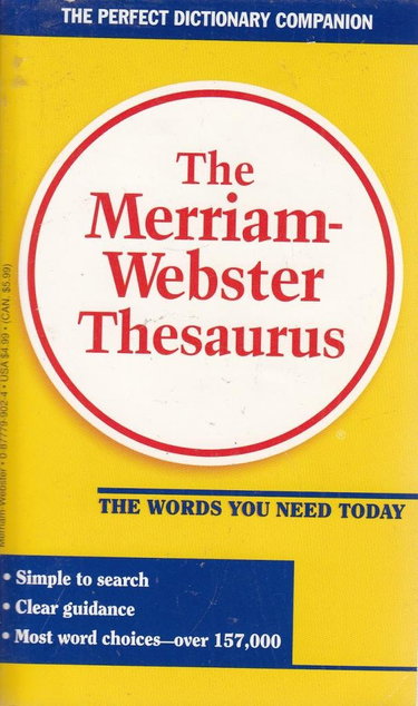Couverture de The Merriam Webster Thesaurus
