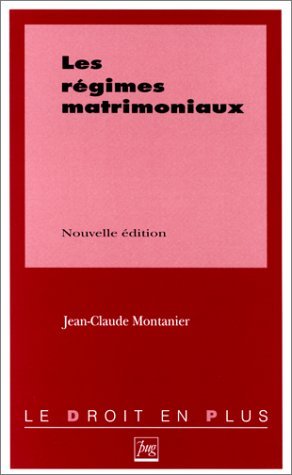 Les régimes matrimoniaux
