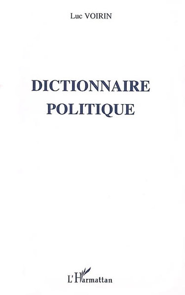 Dictionnaire politique
