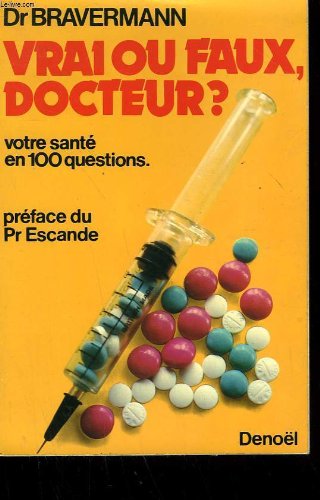 Couverture de vrai ou faux, docteur