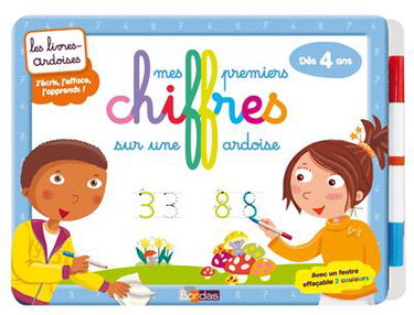 Mes premiers chiffres sur une ardoise, dès 4 ans