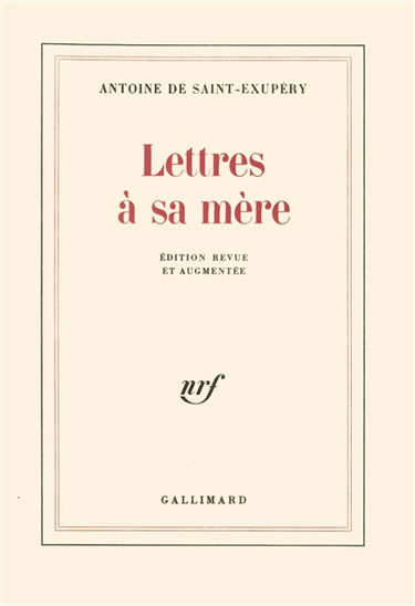 Lettres à sa mère