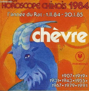 Couverture de HOROSCOPE CHINOIS - SIGNE DE LA CHEVRE