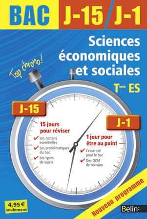 Sciences économiques et sociales terminale ES : nouveau programme