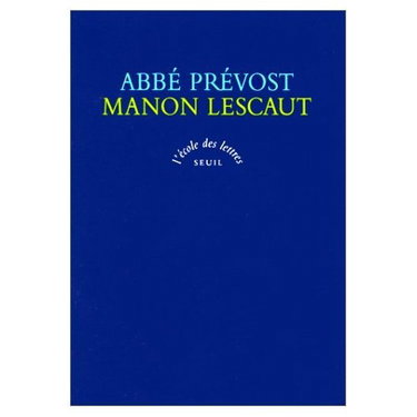 Couverture de Histoire du chevalier des Grieux et de Manon Lescaut