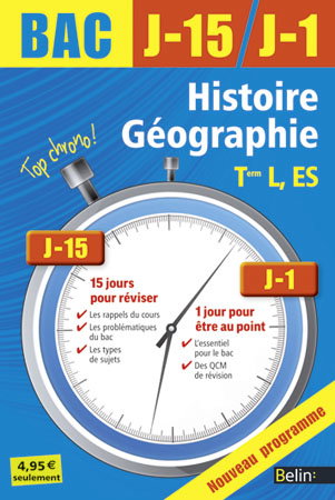 Histoire géographie terminales L, ES : nouveau programme