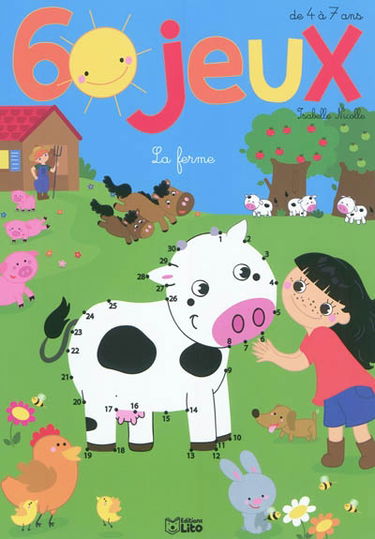 60 jeux de 4 à 7 ans, la ferme