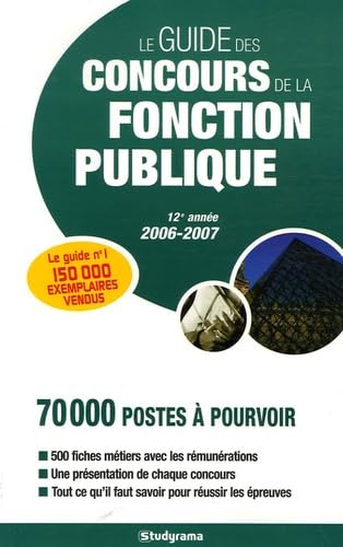 Guide des concours de la fonction publique 2006/2007