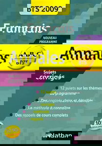 Annales BTS Français