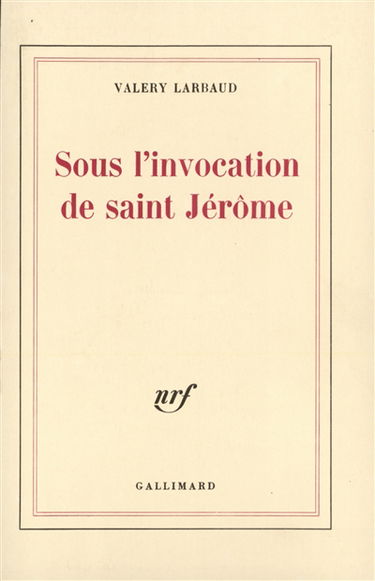 Sous l'invocation de Saint Jérome