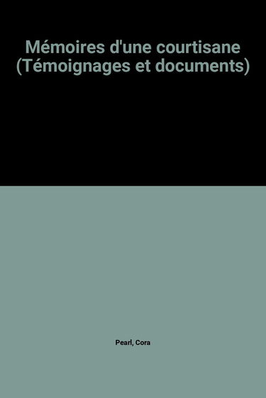 Mémoires d'une courtisane