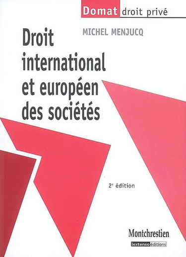 Droit international et européen des sociétés