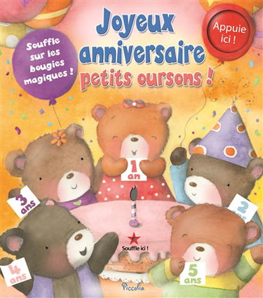 Joyeux anniversaire, petits oursons !