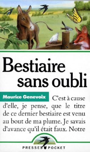 Bestiaire sans oubli