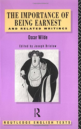 Couverture de Importance of Being Earnest and Related Writings par Oscar Wilde