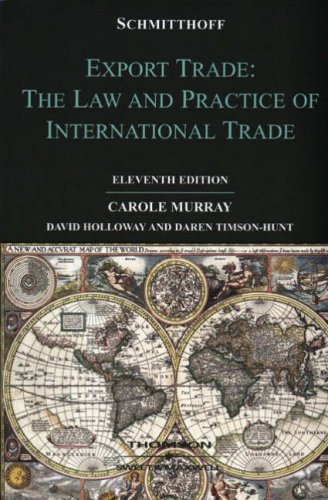 Couverture de Schmitthoff's Export Trade: The Law and Practice of International Trade