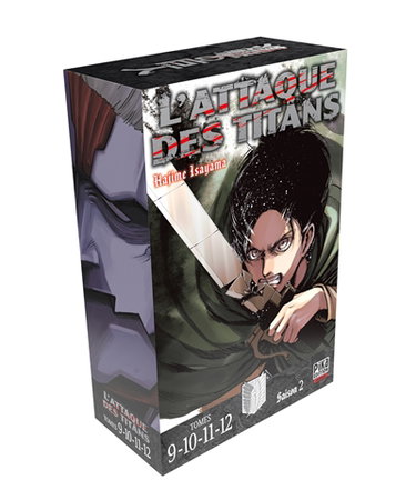 Couverture de L'attaque des titans : tomes 9-10-11-12 : saison 2 par Hajime Isayama