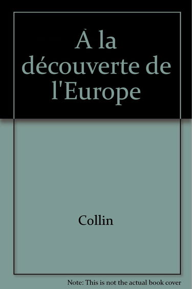 A la découverte de l'Europe