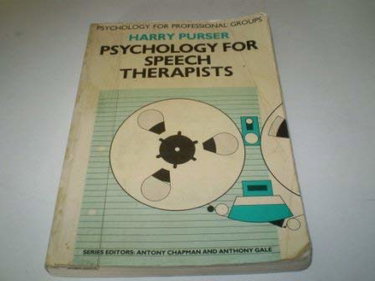 Couverture de Psychology for Speech Therapists