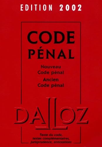 Code pénal, édition 2002