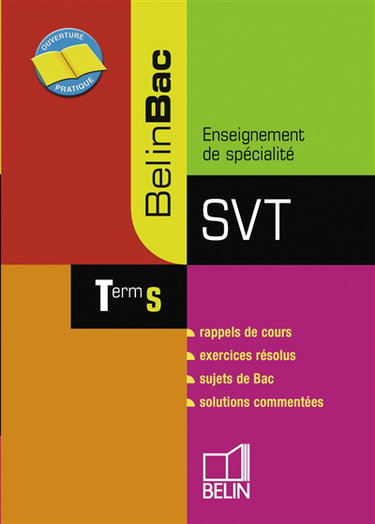 SVT terminale S, enseignement de spécialité : nouveau programme