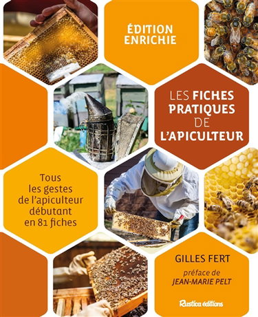 Couverture de Les fiches pratiques de l'apiculteur : tous les gestes de l'apiculteur débutant en 81 fiches par Gilles Fert