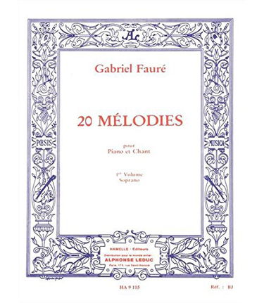 60 Mélodies en 3 Volumes, Volume 1 : 20 Mélodies