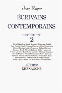 Ecrivains contemporains : entretiens 2 : 1977-1980