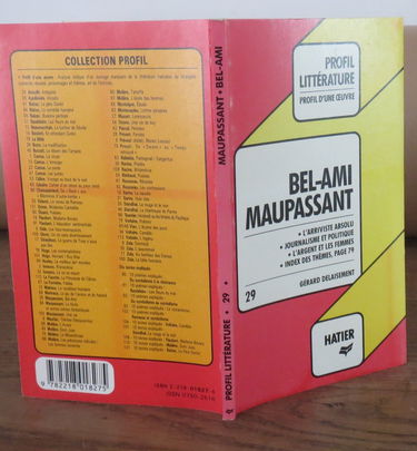 Profil Litterature Bel-Ami Maupassant N°29