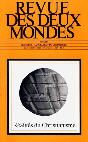 Revue des deux mondes, n° 5 (2000). Réalités du christianisme