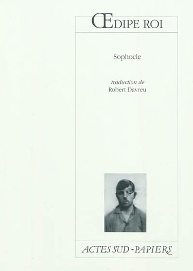 Couverture de Oedipe roi par Sophocle