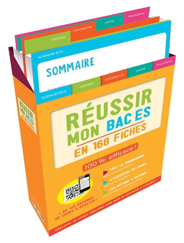 Couverture de Réussir mon bac ES en 168 fiches par Collectif