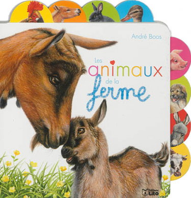 Couverture de Les animaux de la ferme par André Boos