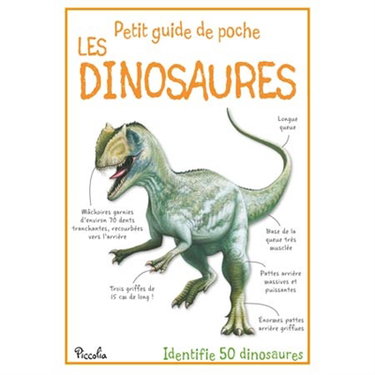 Couverture de Les dinosaures : identifie 50 dinosaures par Steve Parker